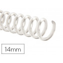 ESPIRAL PLASTICO Q-CONNECT TRANSPARENTE 32 5:1 14MM 1,8MM CAJA DE 100 UNIDADES