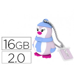 MEMORIA USB EMTEC FLASH 16 GB 2.0 PINGUINO