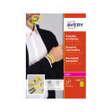 PULSERA IDENTIFICATIVA AVERY POLIETILENO AMARILLO FLUORESCENTE IMPRIMIBLE LASER 265X18 MM PACK DE 50