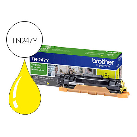 TONER BROTHER TN247Y DCP-L3510CDW / HL-L3270CDW / MFC-L3710CW AMARILLO 2300 PAGINAS