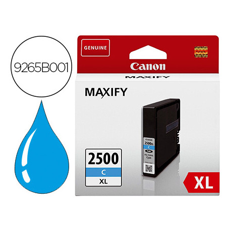 INK-JET CANON PGI 2500 XL MAXIFY IB4050 / MB5050 / MB5150 / MB5155 / MB5350 / MB5450 CIAN 1755 PAGIN