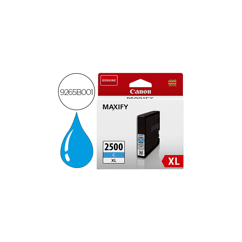 INK-JET CANON PGI 2500 XL MAXIFY IB4050 / MB5050 / MB5150 / MB5155 / MB5350 / MB5450 CIAN 1755 PAGIN