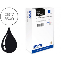 INK-JET EPSON T7561 NEGRO L WF-8010DW / 8090D3TWC / 8510DWF / 8590DWF CAPACIDAD 2500 PAG