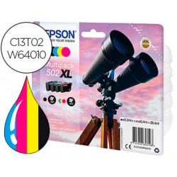 INK-JET EPSON 502 XL XP-5105 MULTIPACK NEGRO AMARILLO CIAN Y MAGENTA