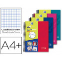 CUADERNO ESPIRAL OXFORD EUROPEANBOOK 5 WRITE&ERASE SCHOOL CLASSIC DIN A4+ 120 HOJAS CUADRO 5 MM CON 