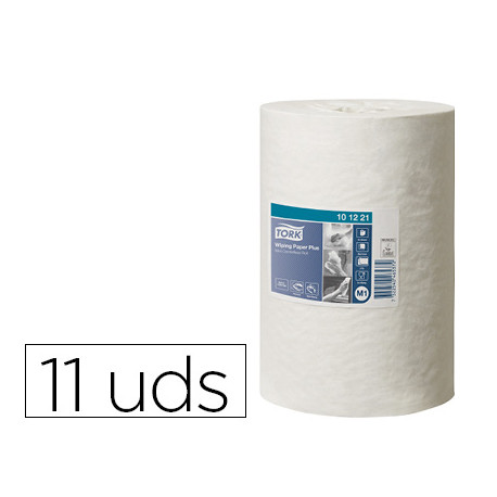 PAPEL SECAMANOS TORK SECADO EXTRA ANCHO 215 MM LARGO 74,9 MT 2 CAPAS PARA DISPENSADOR M1 PAQUETE DE 