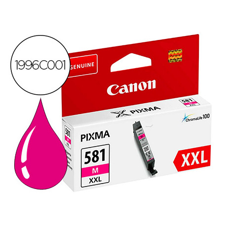 INK-JET CANON 581 XXL TS9550 / TS705 MAGENTA 830 PAGINAS