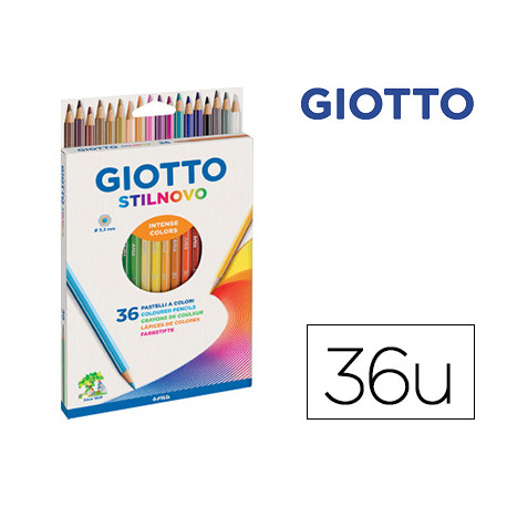 LAPICES DE COLORES GIOTTO STILNOVO CAJA DE 36 COLORES SURTIDOS