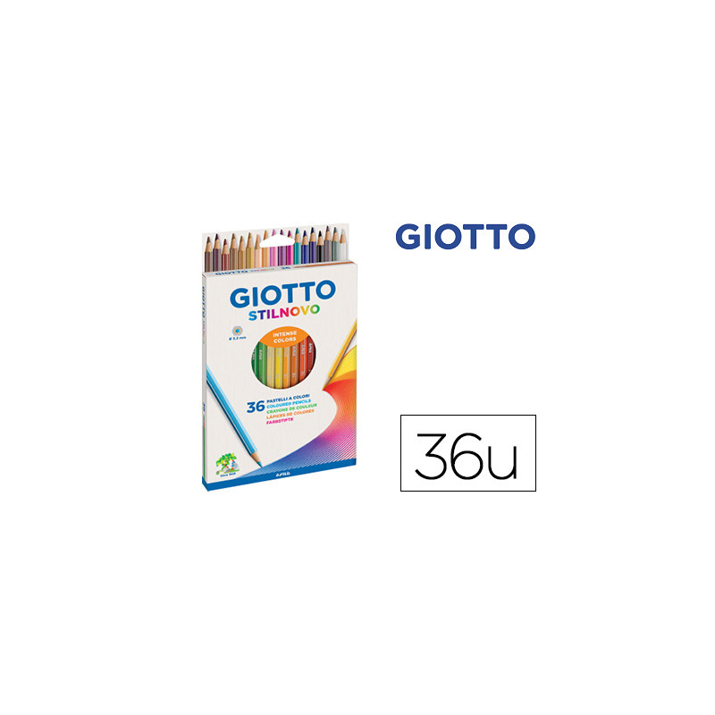 LAPICES DE COLORES GIOTTO STILNOVO CAJA DE 36 COLORES SURTIDOS