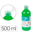 PINTURA DEDOS LIDERPAPEL BOTELLA DE 500 ML VERDE