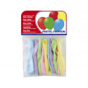 GLOBO 100% LATEX BIODEGRADABLE PASTEL CLARO BOLSA DE 10 UNIDADES COLORES SURTIDOS