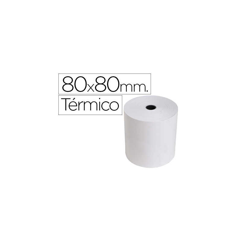 ROLLO SUMADORA EXACOMPTA TERMICO 80 MM X 70 MM 55 G/M2 SIN BISFENOL A