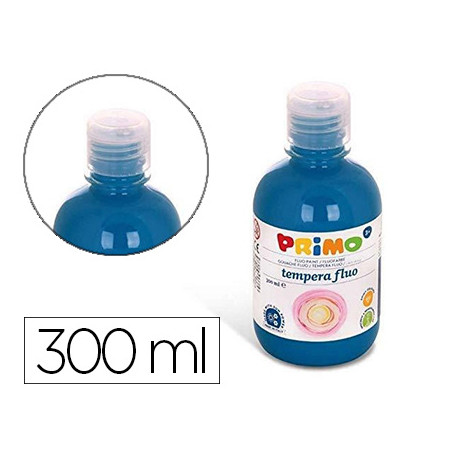 TEMPERA LIQUIDA PRIMO ESCOLAR 300 ML AZUL MARINO FLUORESCENTE