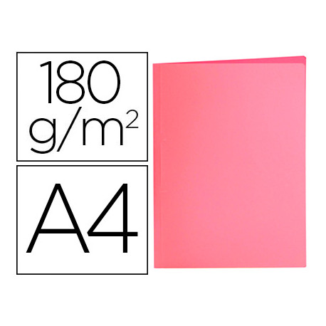 SUBCARPETA LIDERPAPEL A4 ROSA PASTEL 180G/M2