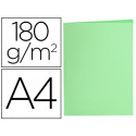 SUBCARPETA LIDERPAPEL A4 VERDE PASTEL 180G/M2