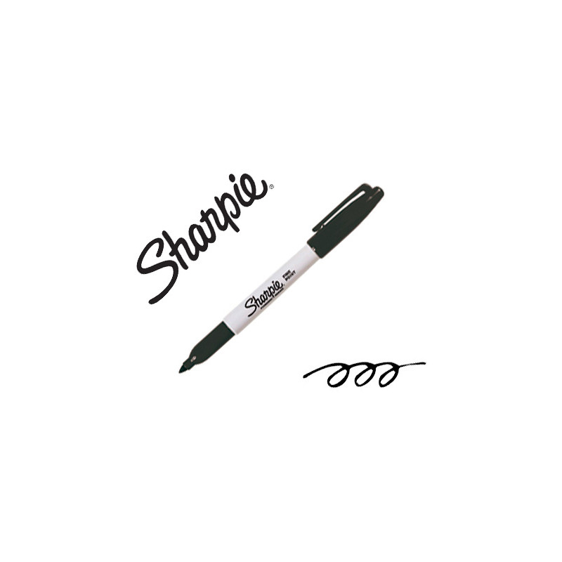 ROTULADOR SHARPIE PERMANENTE PUNTA FINA NEGRO