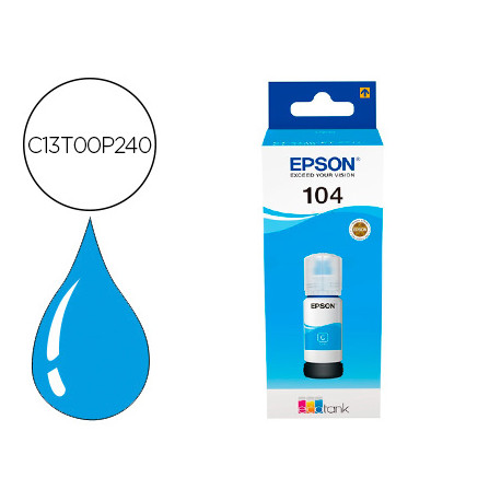 INK-JET EPSON ECOTANK 104 ET-2710 / 2711 / 2712 / 2720 / 2726 / 4700 CIAN 7500 PAGINAS