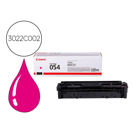 TONER CANON 054 LBP622 / MF641 / I-SENSYS LBP621 / 623 / 641 / 643 / 645 / 622 MAGENTA 1200 PAGINAS