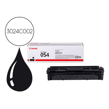 TONER CANON 054 LBP622 / MF641 / I-SENSYS LBP621 / 623 / 641 / 643 / 645 / 622 NEGRO 1500 PAGINAS