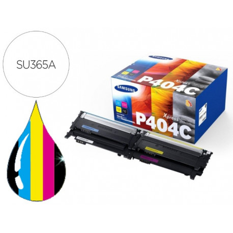 TONER SAMSUNG P404C SL C430W / C480 / C480FN / C480FW / C480W PACK MAGENTA CIAN AMARILLO Y NEGRO 1.0