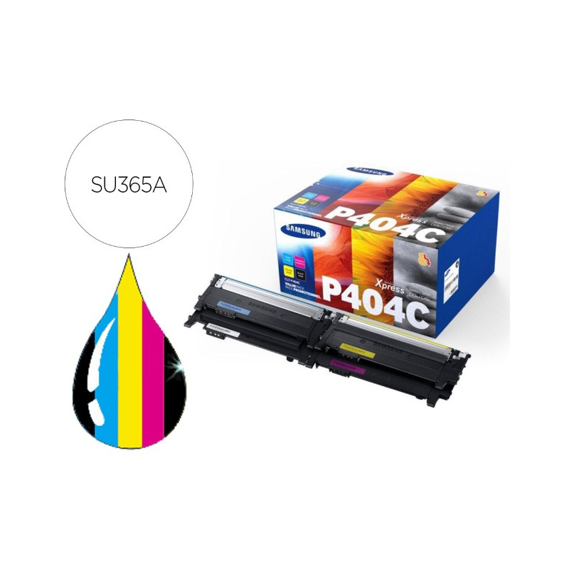 TONER SAMSUNG P404C SL C430W / C480 / C480FN / C480FW / C480W PACK MAGENTA CIAN AMARILLO Y NEGRO 1.0