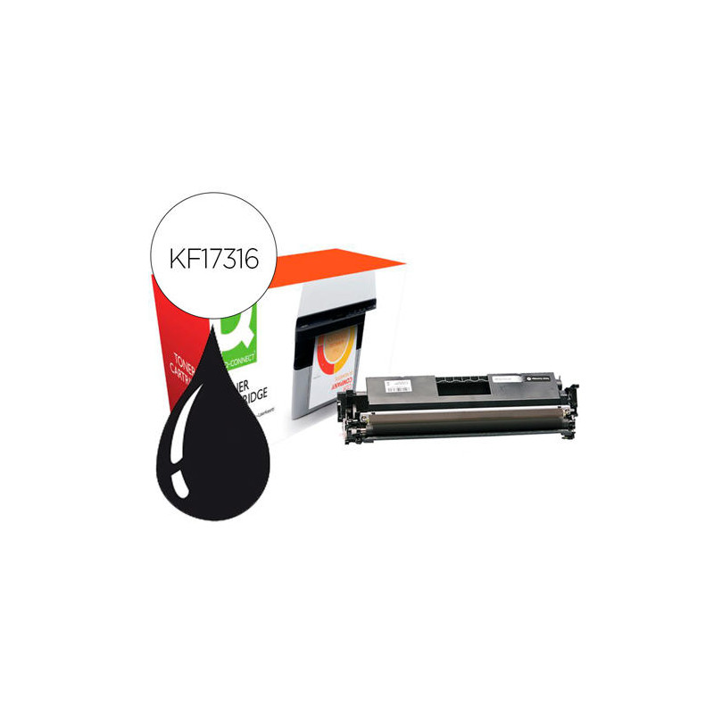 TONER Q-CONNECT COMPATIBLE HP CF217A LASERJET PRO M102 / M130 NEGRO