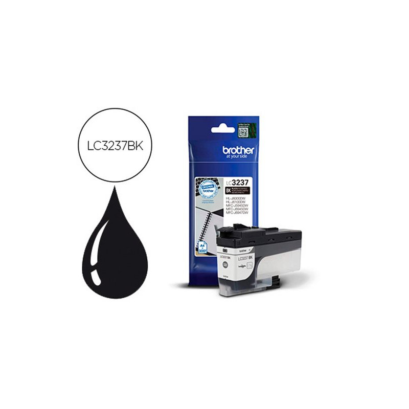 INK-JET BROTHER LC3237 HL-J6000DW / HL-J6100DW / MFC-J5945DW / MFC-J6945DW / MFC-J6947DW 3000 PAG NE