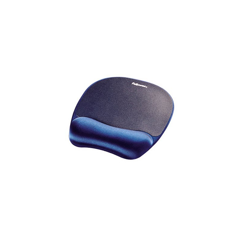 ALFOMBRILLA PARA RATON FELLOWES CON REPOSAMU?ECAS DE ESPUMA MEMORY FOAM AZUL 230X196X20 MM