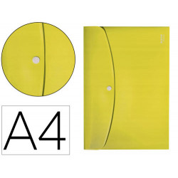 CARPETA LEITZ RECYCLE PORTADOCUMENTOS BROCHE DIN A4 POLIPROPILENO AMARILLO