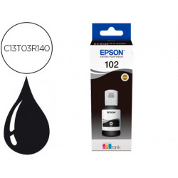 TINTA EPSON ECOTANK 102 ET-2700 / 2750 / 3700 / 3750 / 4750 BOTE DE 127 ML NEGRO 7.500 PAG