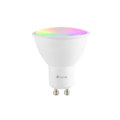 BOMBILLA NGS BULB WIFI LED GLEAM 510C HALOGENA COLORES 5W 460 LUMENES BASE GU10 REGULABLE EN INTESID