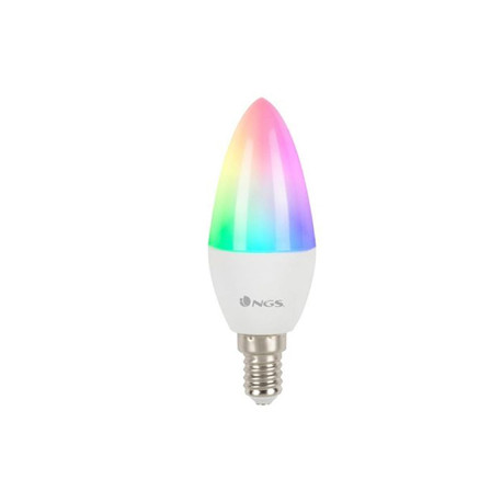 BOMBILLA NGS SMART WIFI LED BULB GLEAM 514C HALOGENA COLORES 5W 500 LUMENES E14 REGULABLE EN INTESID