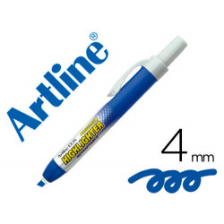 ROTULADOR ARTLINE CLIX FLUORESCENTE EK-63 AZUL PUNTA BISELADA 4 MM