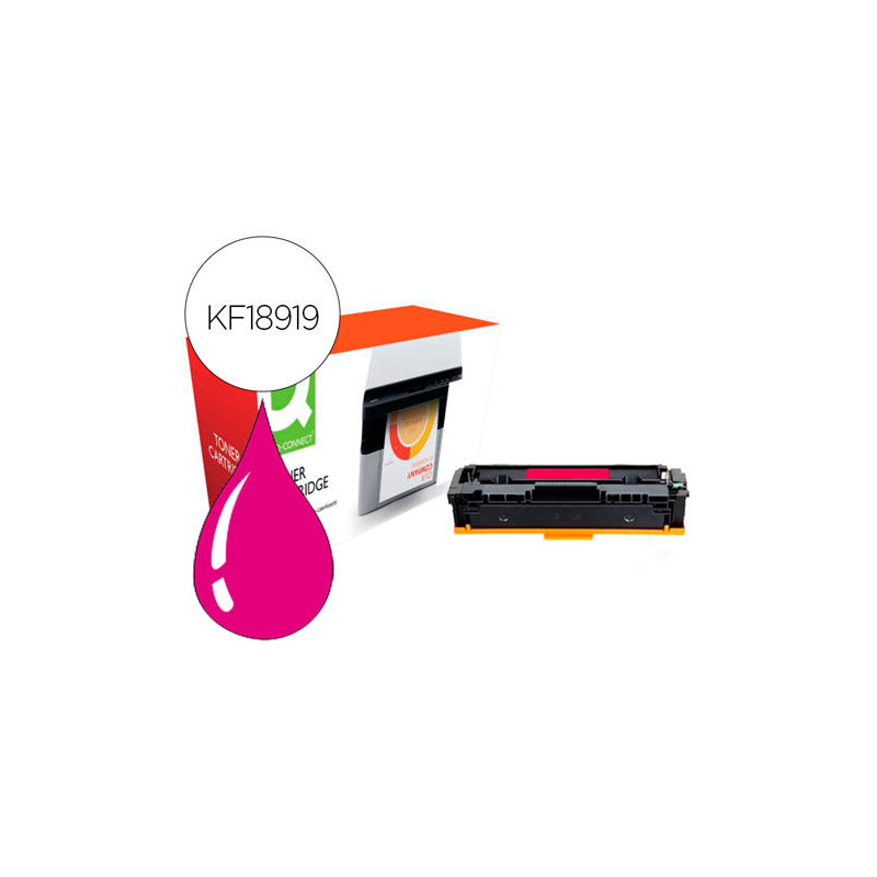 TONER COMPATIBLE Q-CONNECT CANON LBP611M I-SENSYS LBP610 MAGENTA ALTO RENDIMIENTO 2200 PAGINAS