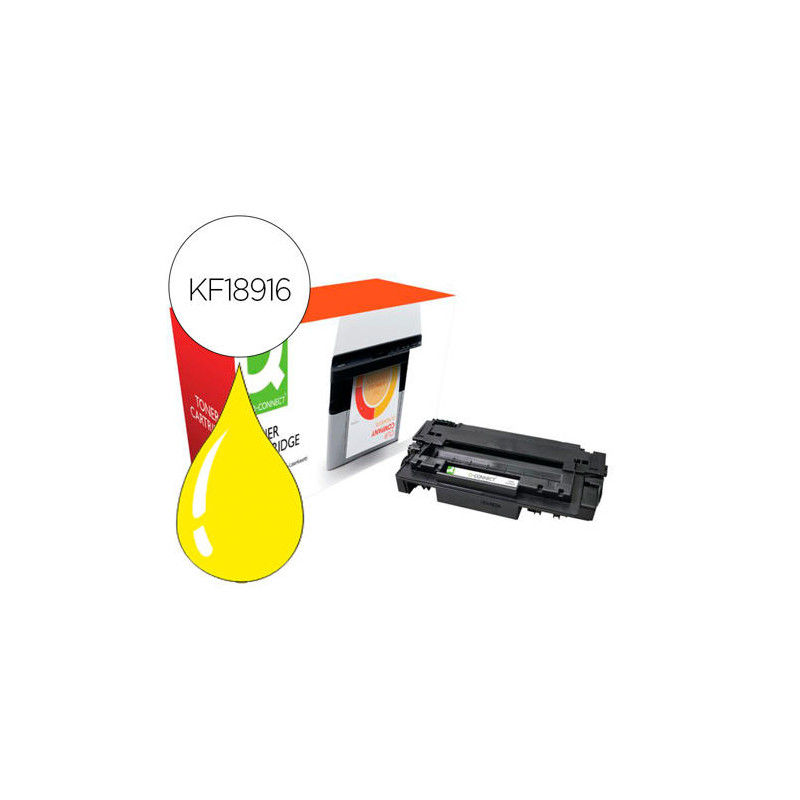 TONER COMPATIBLE Q-CONNECT CANON LBP710Y I-SENSYS LBP-710 / 712 AMARILLO 10000 PAGINAS