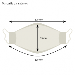 Mascarilla Maskplus Adulto con 10 filtros de papel (Negra)