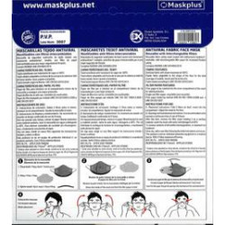 Mascarilla Maskplus Adulto con 10 filtros de papel (Verde)