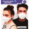 Mascarilla Maskplus Adulto con 10 filtros de papel (Azul)