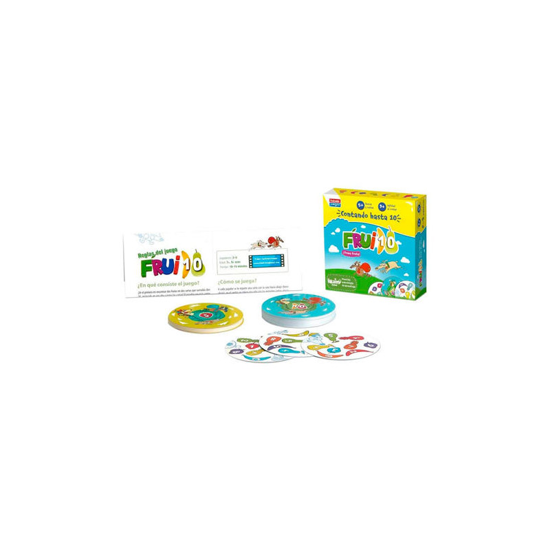 JUEGO EDUCATIVO FALOMIR FRUI10 CONTANDO HASTA 10