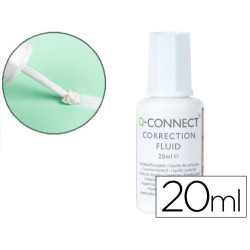 CORRECTOR Q-CONNECT APLICADOR ESPUMA BOTE 20 ML