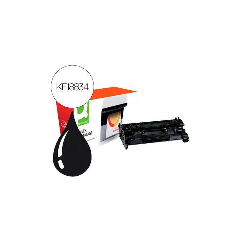 TONER COMPATIBLE Q-CONNECT CANON LBP214-HY I-SENSYS LBP 212 / 214 / 215 ALTO RENDIMIENTO NEGRO 9200