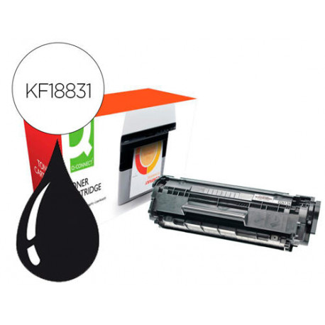 TONER COMPATIBLE Q-CONNECT CANON FX10-XL I-SENSYS FAX L-100 / 120 XXL NEGRO 4000 PAGINAS