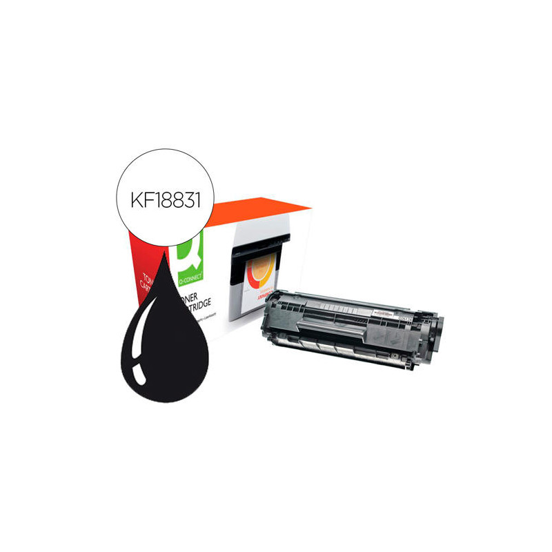 TONER COMPATIBLE Q-CONNECT CANON FX10-XL I-SENSYS FAX L-100 / 120 XXL NEGRO 4000 PAGINAS