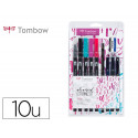 SET CALIGRAFIA TOMBOW LETTERING ADVANCE 10 PIEZAS