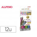 LAPICES DE COLORES ALPINO EXPERIENCE MINA PREMIUM 3,3 MM SPECIAL COLORS CAJA DE 12 COLORES SURTIDOS