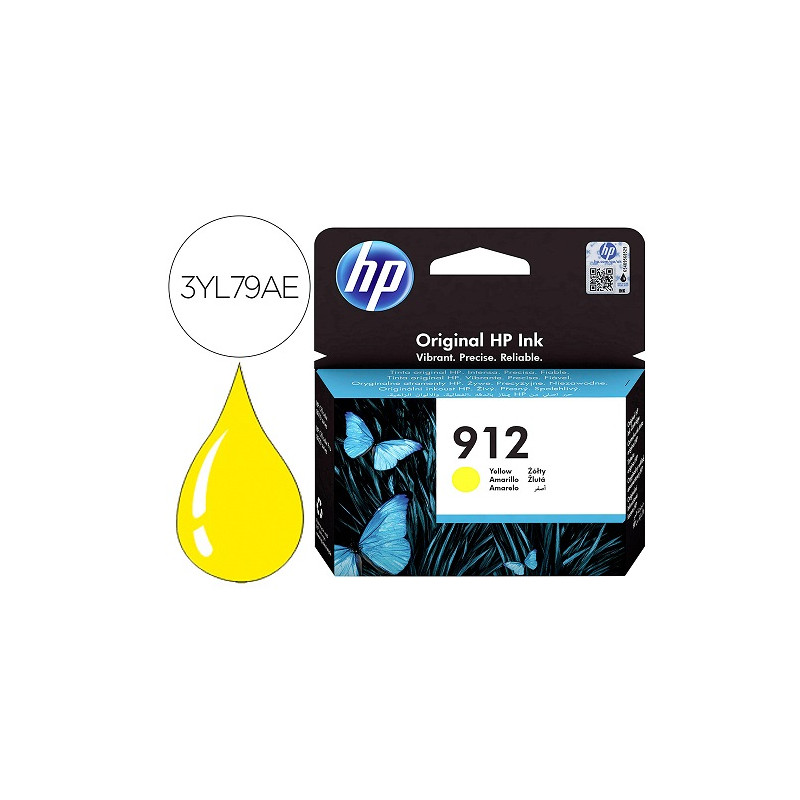 INK-JET HP 912 OFFICEJET 8010 / 8020 / 8035 AMARILLO 315 PAG