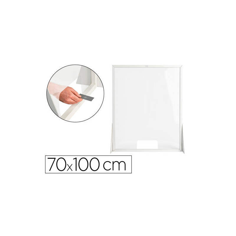 PANTALLA DE PROTECCION Q-CONNECT CARTON FORMATO VERTICAL 70X100 CM