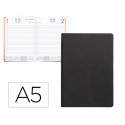 AGENDA ENCUADERNADA LIDERPAPEL SIFNOS A5 2025 DIA PAGINA COLOR NARANJA PAPEL 70 GR