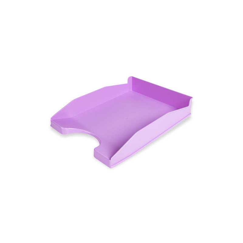 BANDEJA SOBREMESA PLASTICO Q-CONNECT LAVANDA OPACO 240X70X340 MM