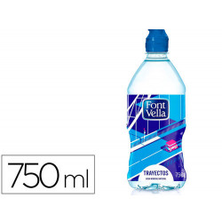 AGUA MINERAL NATURAL FONT VELLA BOTELLA DE 750 ML